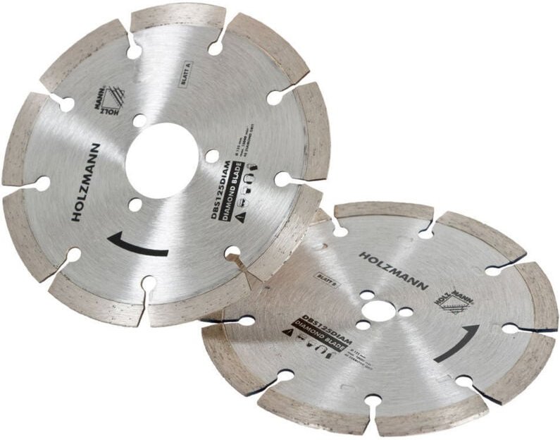 Holzmann - Diamantersatzblatt DBS125DIAM 2-teilig ø 125 x 22,23 mm Sägeblatt