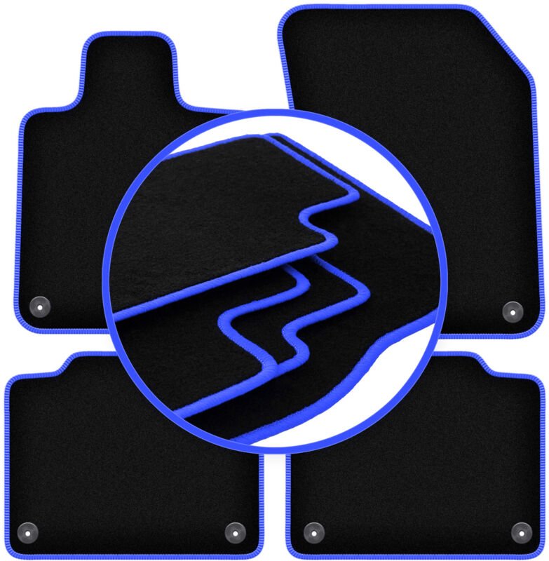CARLUX-BLUE Autofußmatten für: Volvo S90 II Limousine (2016-)