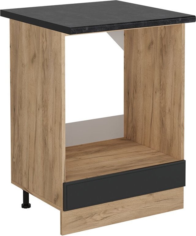 Vicco - Herdumbauschrank R-Line, Anthrazit Landhaus, 60 cm , ap Anthrazit