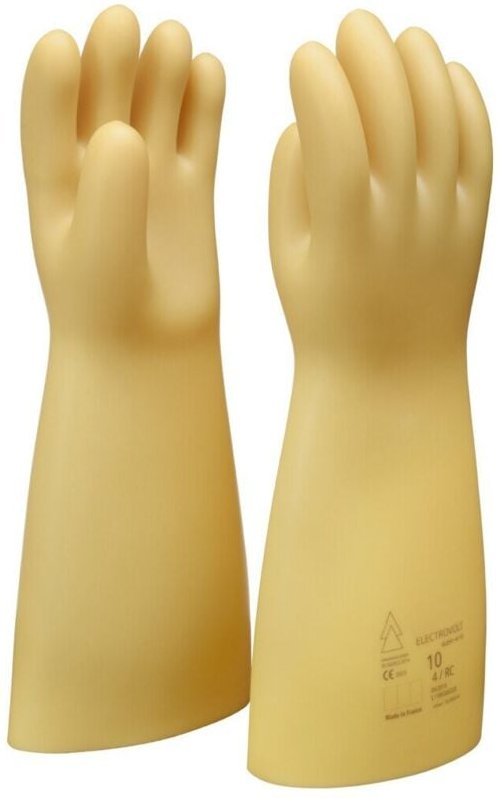 Ks tools Elektriker-Schutzhandschuh mit Schutzisolierung, Größe 11, Klasse 1, weiß ( 117.0055 )