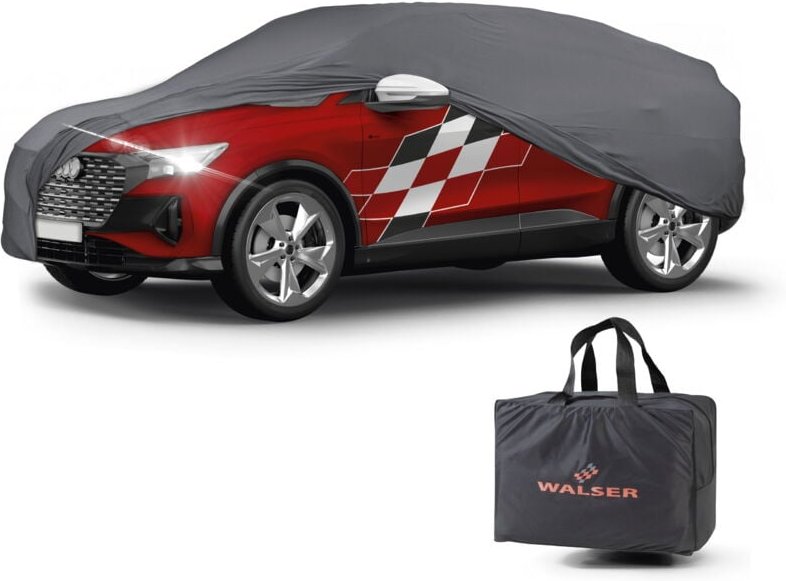 Walser - Autoplane Indoor Stretch Plus, PKW-Abdeckplane suv Größe l anthrazit