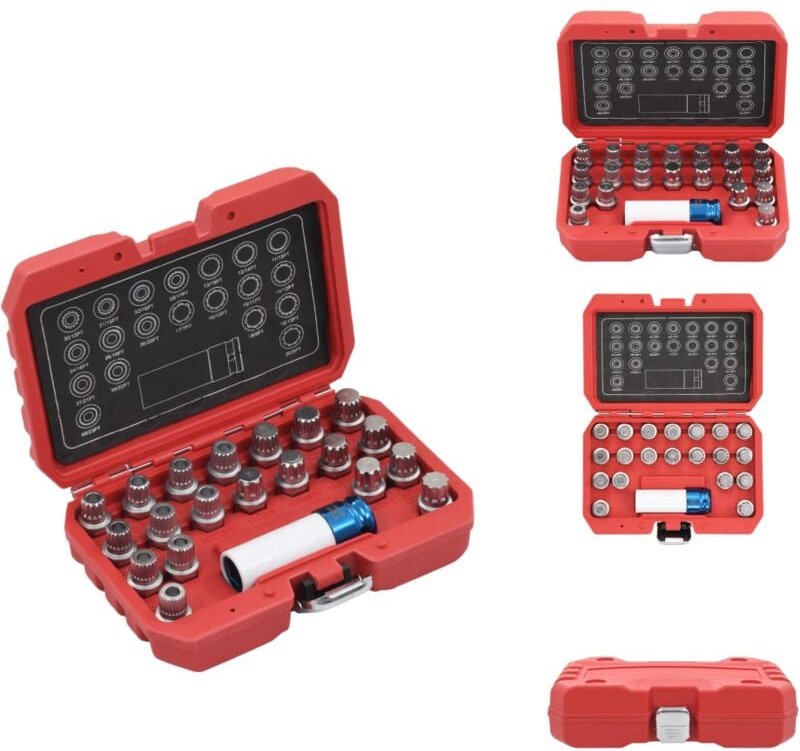 21-tlg. Felgenschloss-Demontagewerkzeug-Set für BMW - BMW Felgen - Felgenschloss Demontieren - Radsicherung Werkzeug - C...