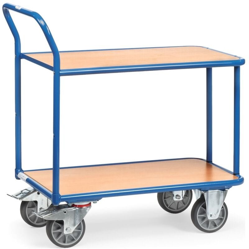 Fetra Tischwagen 2 Etagen, 400kg Tragkraft 850x500mm Ladefläche