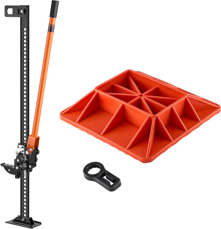 Farm Wagenheber Offroad mit Sockel High Lift Farm Jack (3,18 t) Offroad-Nutzwagenheber, Stoßstangenheber Hochleistungshe...