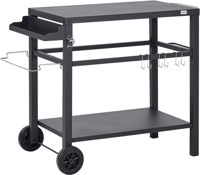Outdoor-Servierwagen STALETTI Metall Schwarz