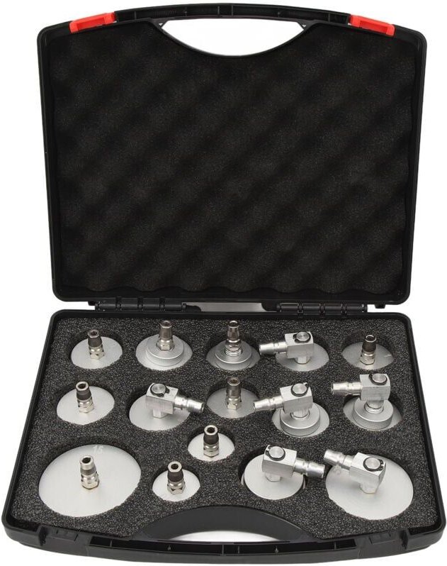 15-teiliges Hauptbremszylinder-Adapter-Set, auslaufsicherer Bremsflüssigkeitsentlüftungsadapter, universell für Autos