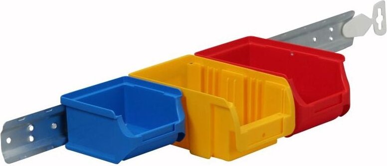 Wandschiene 590 x 6 x 48 für Sichtlagerkästen SORI -457082