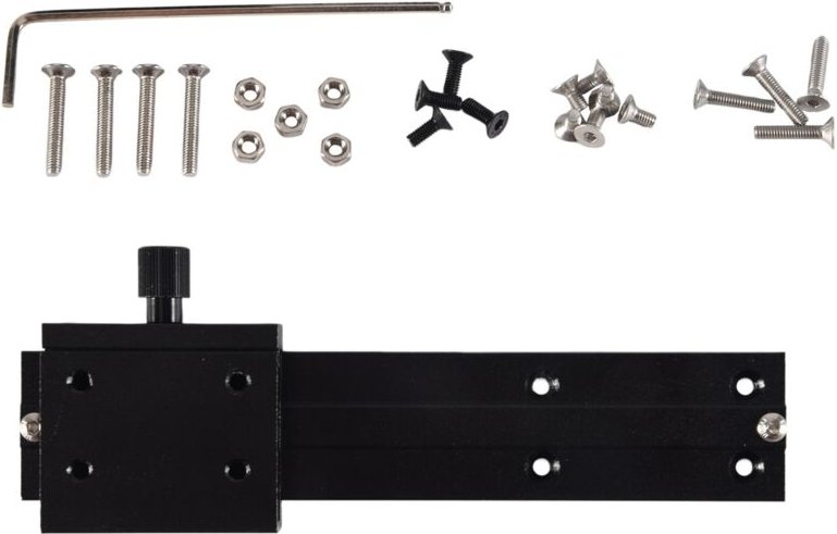 Tlily - CNC-Verstellbarer -Montagerahmen Laserkopf-Set für Laserkopf- Laser-Maschinen-GeräTeteile Vollmetall Schwarz