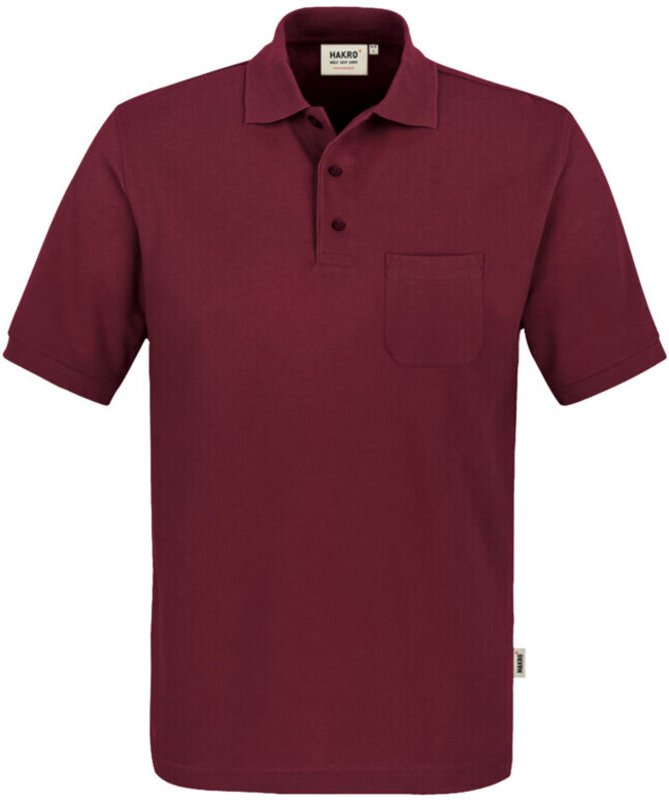 Poloshirt Pocket Performance Herren 812 Gr. xl weinrot - Hakro