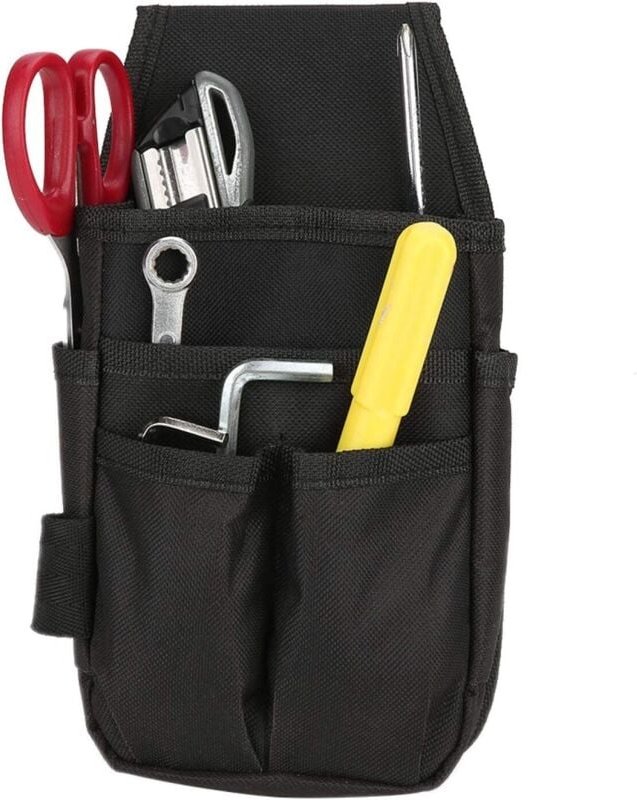 Thumbnail - Werkzeugtasche, Werkzeuggürteltasche, Werkzeughaltergürtel, Hardware-Werkzeugtasche, Taillen-Werkzeugtasche mit 6 Tasche...