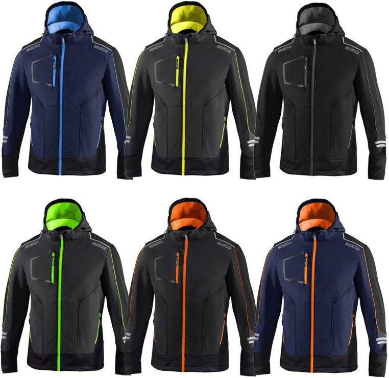 York Tech Soft-Shell Arbeitsjacke 02412 - s - Gelb - Sparco