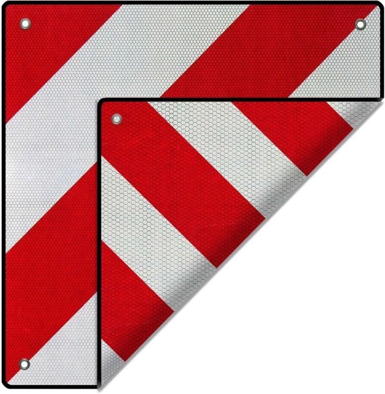 2-in-1-Fahrradreflektor, der Italien und Spanien für zugelassene Wohnmobil-Fahrradträger signalisiert