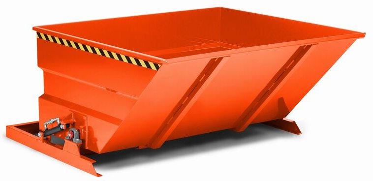 RR Industrietechnik Großraumkipper Typ RGK-400 2220x2380x1295mm 4000dm³ RAL 2004 Reinorange