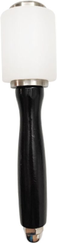 Lederhammer - 21,5 cm - Nylon-Gummihammer mit Holzgriff - Lederwerkzeuge zum Nähen, für Lederhandwerk, Lederverarbeitung...