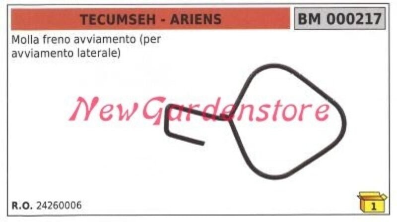 Anlasserbremsfeder für Seitenstarter TECUMSEH 000217
