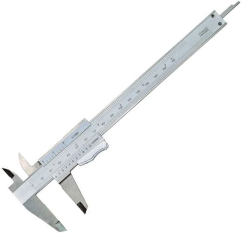 Präz.-Taschen-Messschieber mit Momentverstellung din 862 200 mm (1/1000')