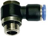 Thumbnail - Riegler L-Steckverschraubung »Blaue Serie« drehbar, G1/2 a., max.15 Ø12mm