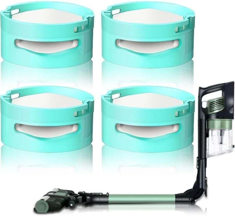 YMYNY Shark-Geruchsbeseitigungskartusche: 4-teiliger Staubsauger-Geruchsneutralisierer für Shark-Staubsaugerzubehör.