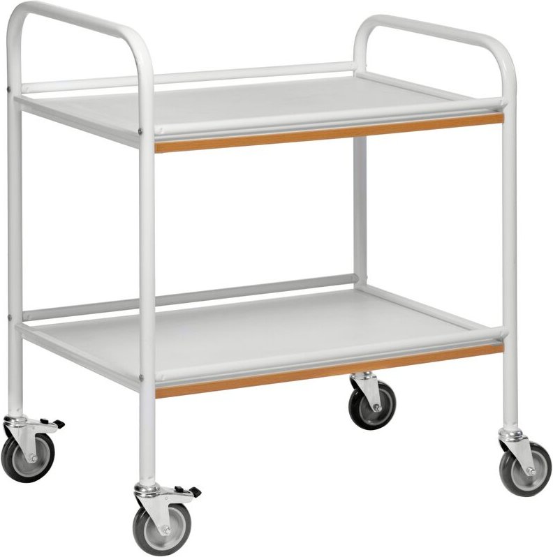 Kongamek Tablettwagen 765x520x895mm pulverbeschichtet in blau mit Bremse