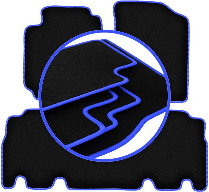 CARLUX-BLUE Autofußmatten für: Toyota Yaris Verso Minivan (1999-2005)