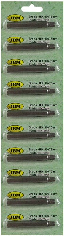 JBM - Sechskant-Schraubendreher-Bit (ø 4 mm. - Mündung 75 mm.) 10375
