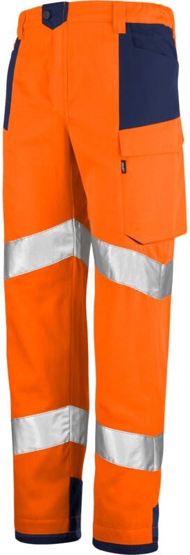 Hosen Iris Pi Orange Neon / Marineblau L - Fr(48-50)