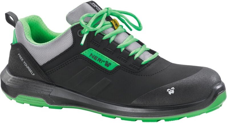 Neri - Street L7 S3 src esd Sicherheitsschuhe - 45 eu - Schwarz / Grün