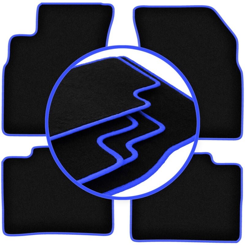 CARLUX-BLUE Autofußmatten für: Kia Magentis II Limousine (2005-2010)