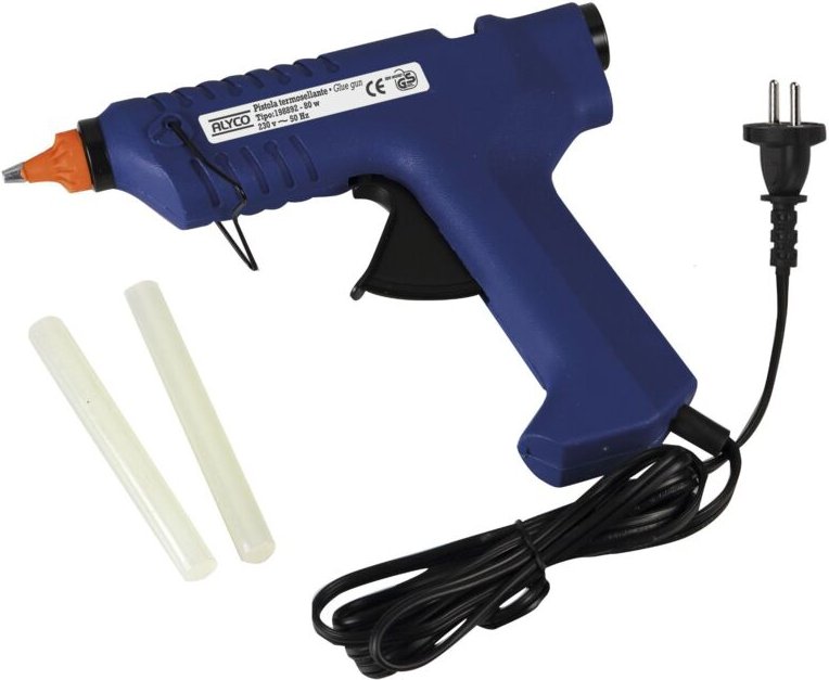Heißklebepistole mit 2 Klebestiften