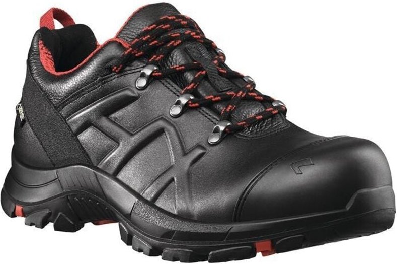 Sicherheitshalbschuh Safety 54 low esd gtx black-red S3 Gr. 47 (Uk 12) - Haix