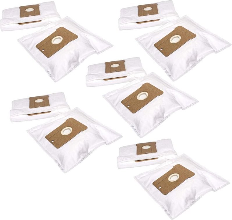 50x Staubsaugerbeutel kompatibel mit Chromex Compact Staubsauger - Mikrovlies, 28cm x 18,5cm, Weiß - Vhbw