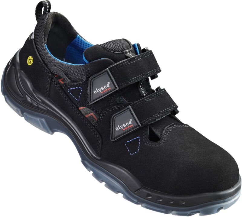 Feldtmann - Elysee Sicherheitssandale Goch 31730 S1P esd src Gr. 37 schwarz/blau