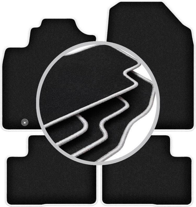 CARLUX-SILVER Autofußmatten für: Kia xCeed Crossover (2019-)