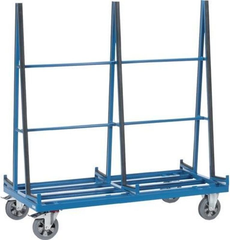 Fetra Glaswagen mit zweiseitiger Anlage 2076x430 mm Auflagefläche