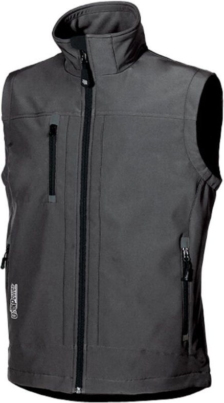 Ärmelloser Softshell-Arbeitsschutzweste CLIMB Grau M