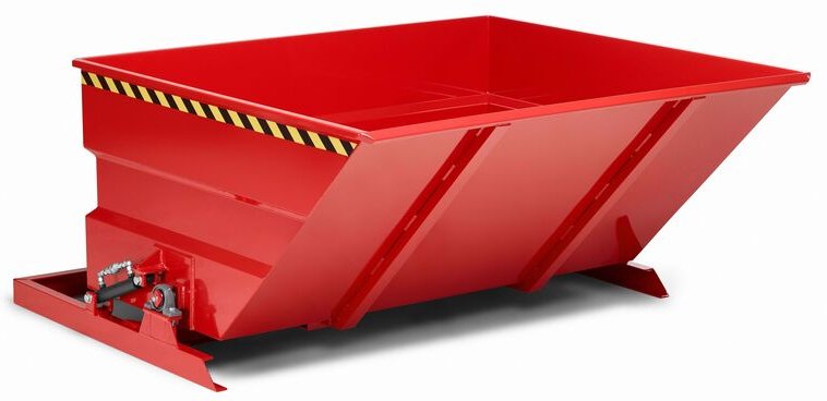 RR Industrietechnik Großraumkipper Typ RGK-400 2220x2380x1295mm 4000dm³ RAL 3000 Feuerrot