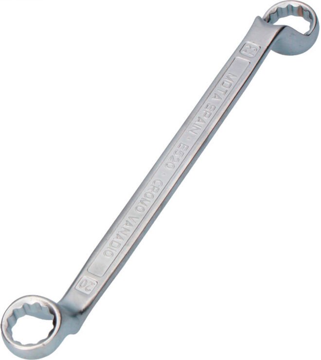 Abgewinkelter geriffelter Schlüssel, 6x7mm Mota Werkzeuge 39000