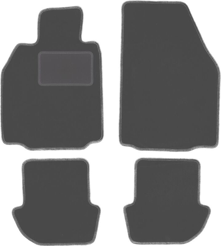 Graphit-Fußmatten für: Porsche 911 (Typ 997) Cabro, Coupé, Targa (2002-2012)