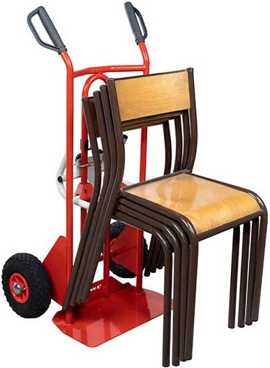 Diable-manutention - Sackkarre für Stuhlkarre mit Handgriffen - Luftbereifte Räder - 810005343