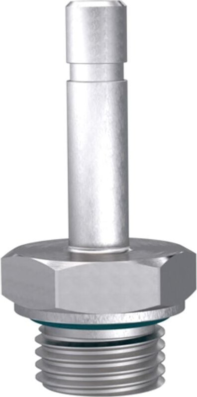 Gewinde-Stecknippel, g 1/4 a., Stecknippel 6 mm, es 1.4404 - Riegler
