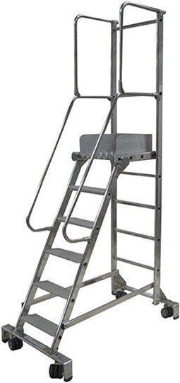 Echelle Direct - Mobile Stehleiter 3 Stufen - Maximale Arbeitshöhe 2.70m - 19603