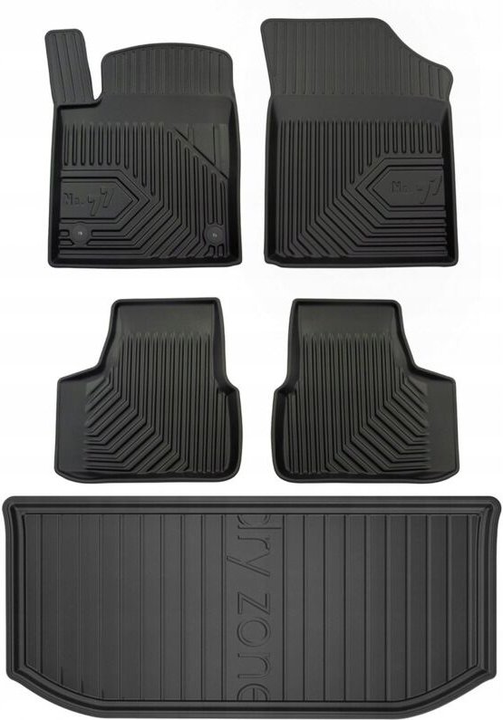 Thumbnail - SET 77 Fußmatten und Fußmatten SEAT Mii Hatchback 2011-2019 g