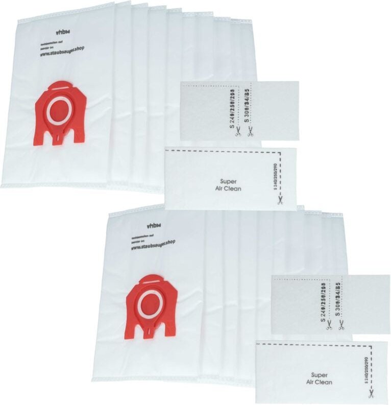 20x Staubsaugerbeutel kompatibel mit Miele Tropic, Turbo, Turbo Power 2300, Total Care 2000 Staubsauger - Mikrovlies, 27...