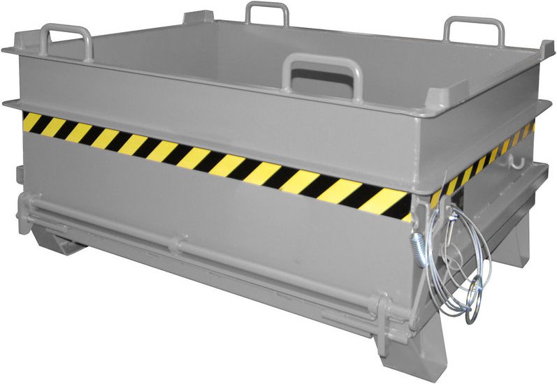 Bauer Baustoffcontainer BC 500, lackiert, Mausgrau