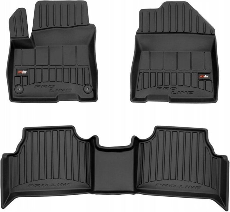 Gummimatten und Fußmatten Hyundai Kona Electric 2018-2023 3D Mulde