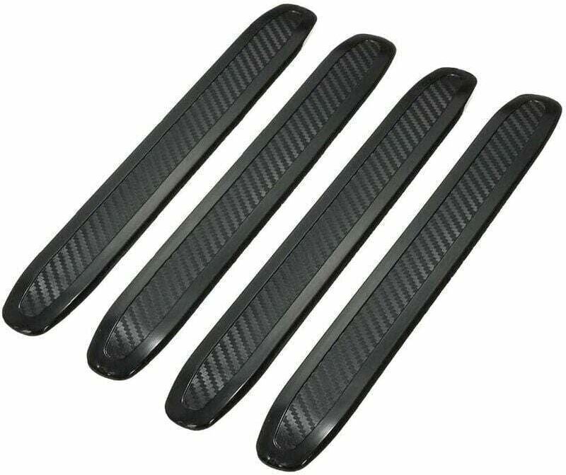 YMYNY 4 Stück Universal Auto Stoßstange Gummistreifen Anti-Reibungsschutz Streifenschutz