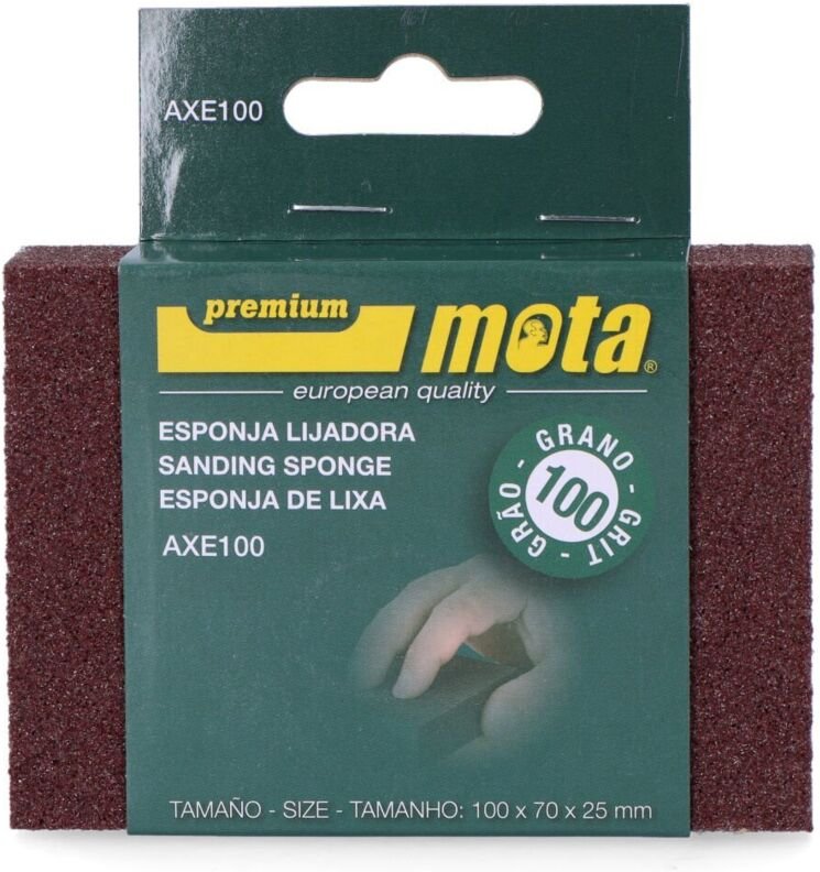 EDM - Aluminiumoxid-Schwamm-Schleifpapier 100 Körnung axe100 mota