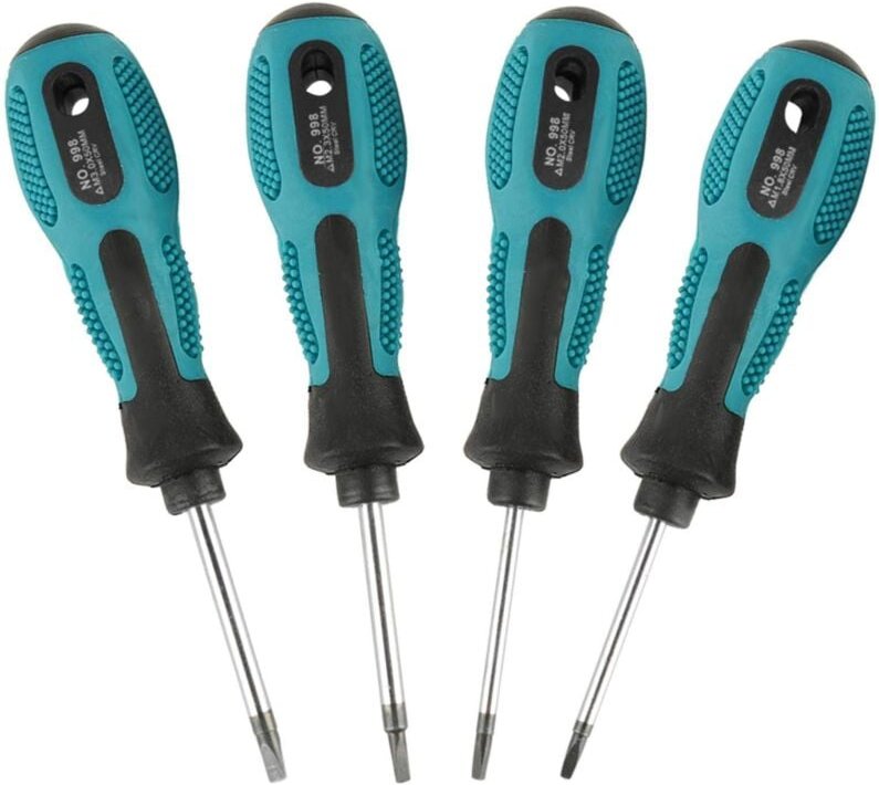 Ej.Life 4-teiliges Dreieck-Schraubendreher-Set Professioneller TA-Schraubendreher, ausgezeichnete Zähigkeit und Härte, m...