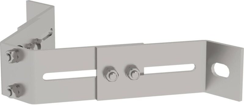 Wandhalter verstellbar Edelstahl 115 - 173 mm für Einholmleiter - 077558 - Günzburger Steigtechnik