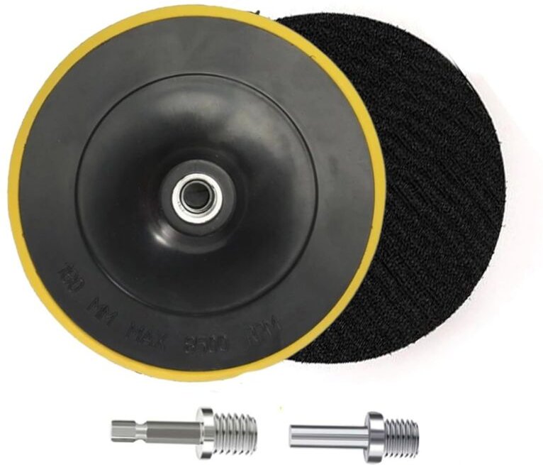 Thumbnail - 2 Stück Schleifpads, Schleifscheiben zum Schleifen und Polieren von Rotationswerkzeugen – 180 mm, M16